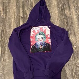 Purple Graphic Kids Hoodie